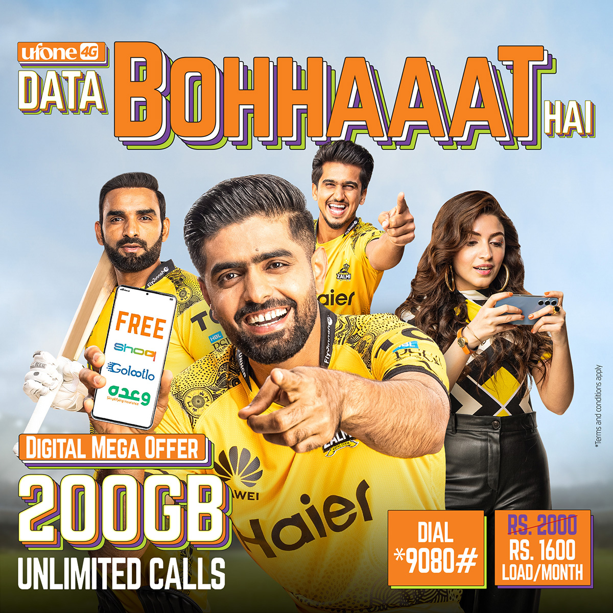 Ufone 4G Data Bohhaaat Hai x PSL